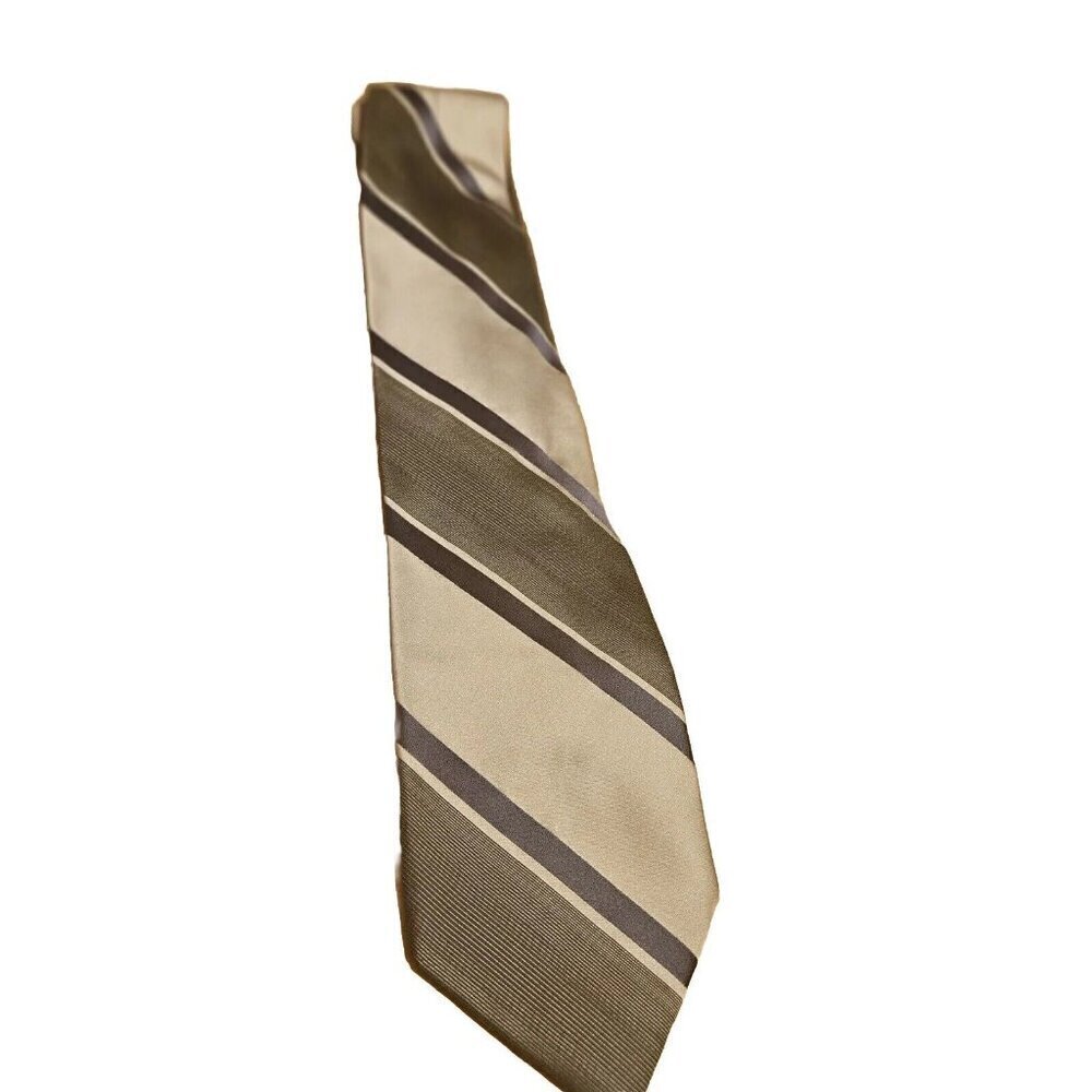 Vintage CALVIN KLEIN Set Of Two Mens Striped 100% Silk Ties Great Condition - Picture 7 of 7